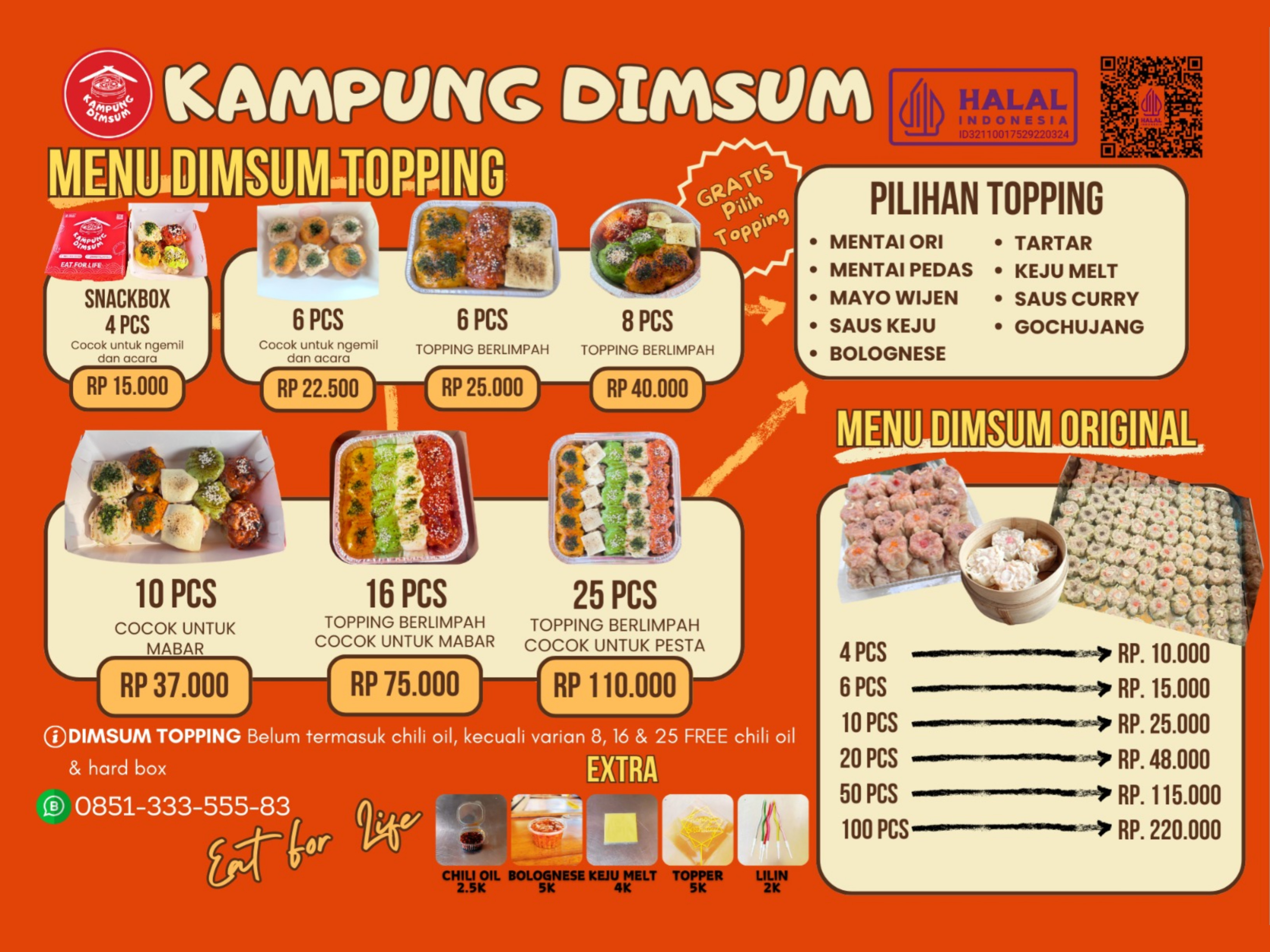 Menu Dimsum Birthday